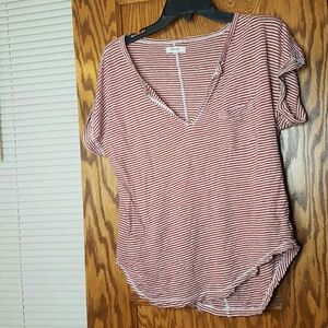 Striped Bicycle Tee from Madewell V-neck